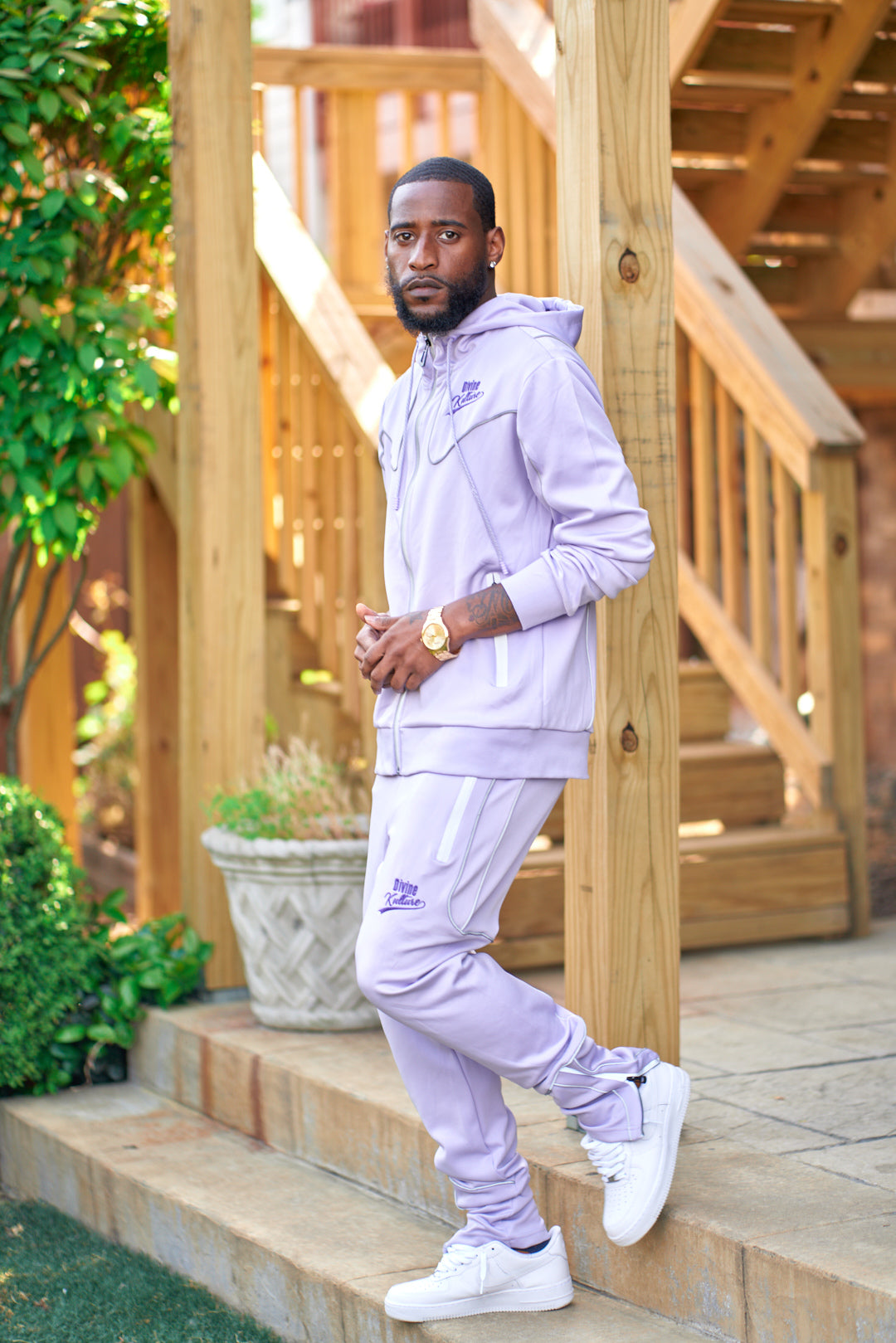 Purple Violet Mens Tracksuit