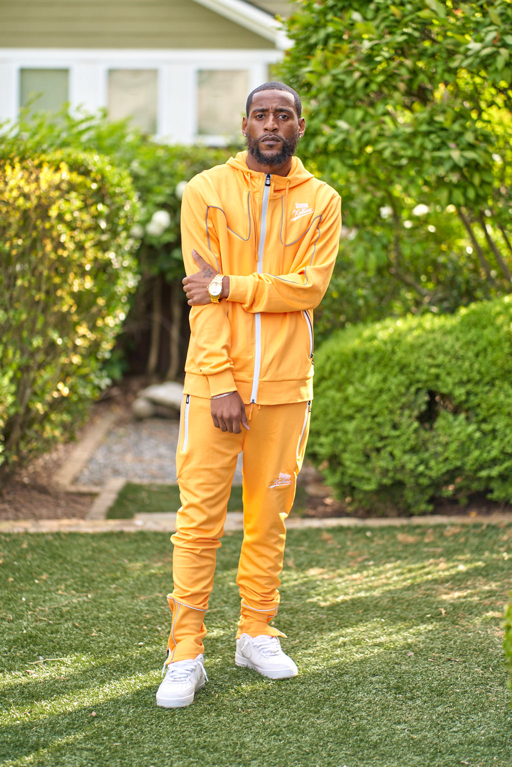 Orange Cream Men's Tracksuit