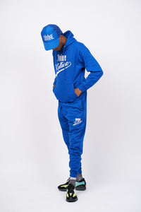 Big Blue Print Men's Sweatsuit