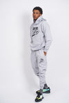 Grey & Black Men's Sweatsuit