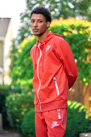 Starburst Red Mens Tracksuit