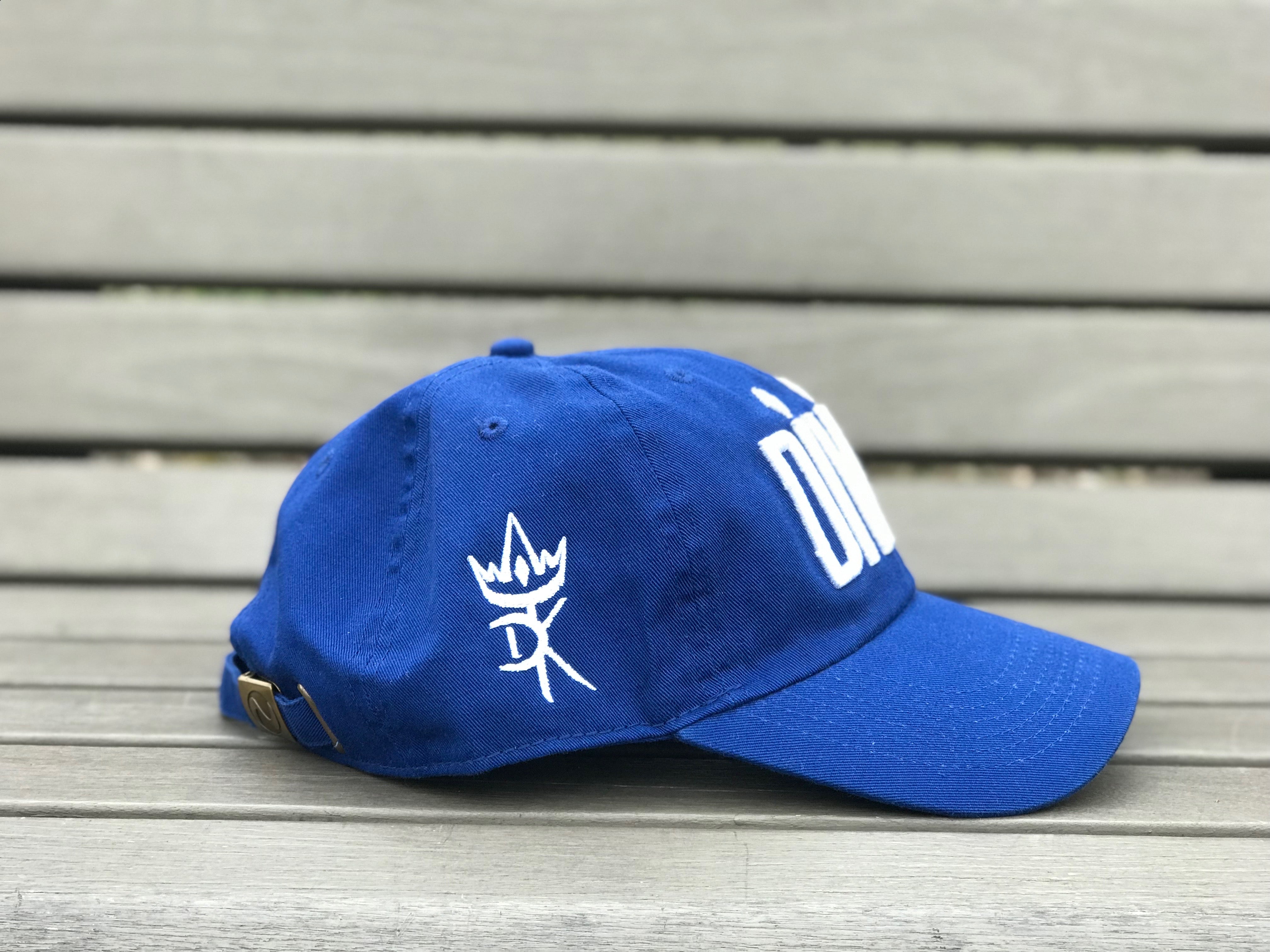 Divine Cap - Royal Blue & White