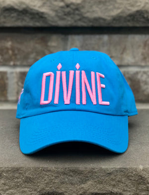 Divine Cotton Candy Pink- Turquoise Hat