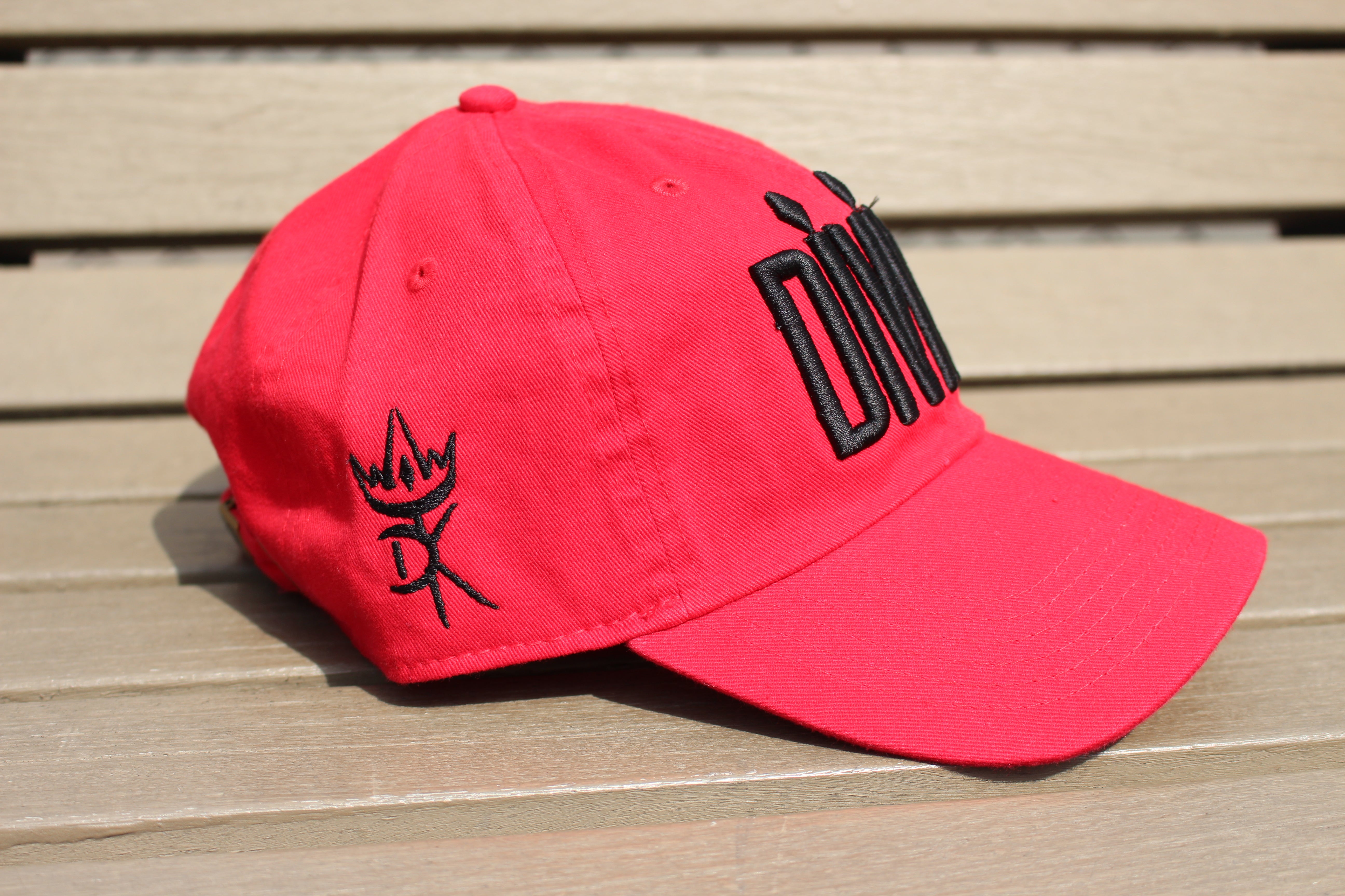 Divine Cap - Red & Black