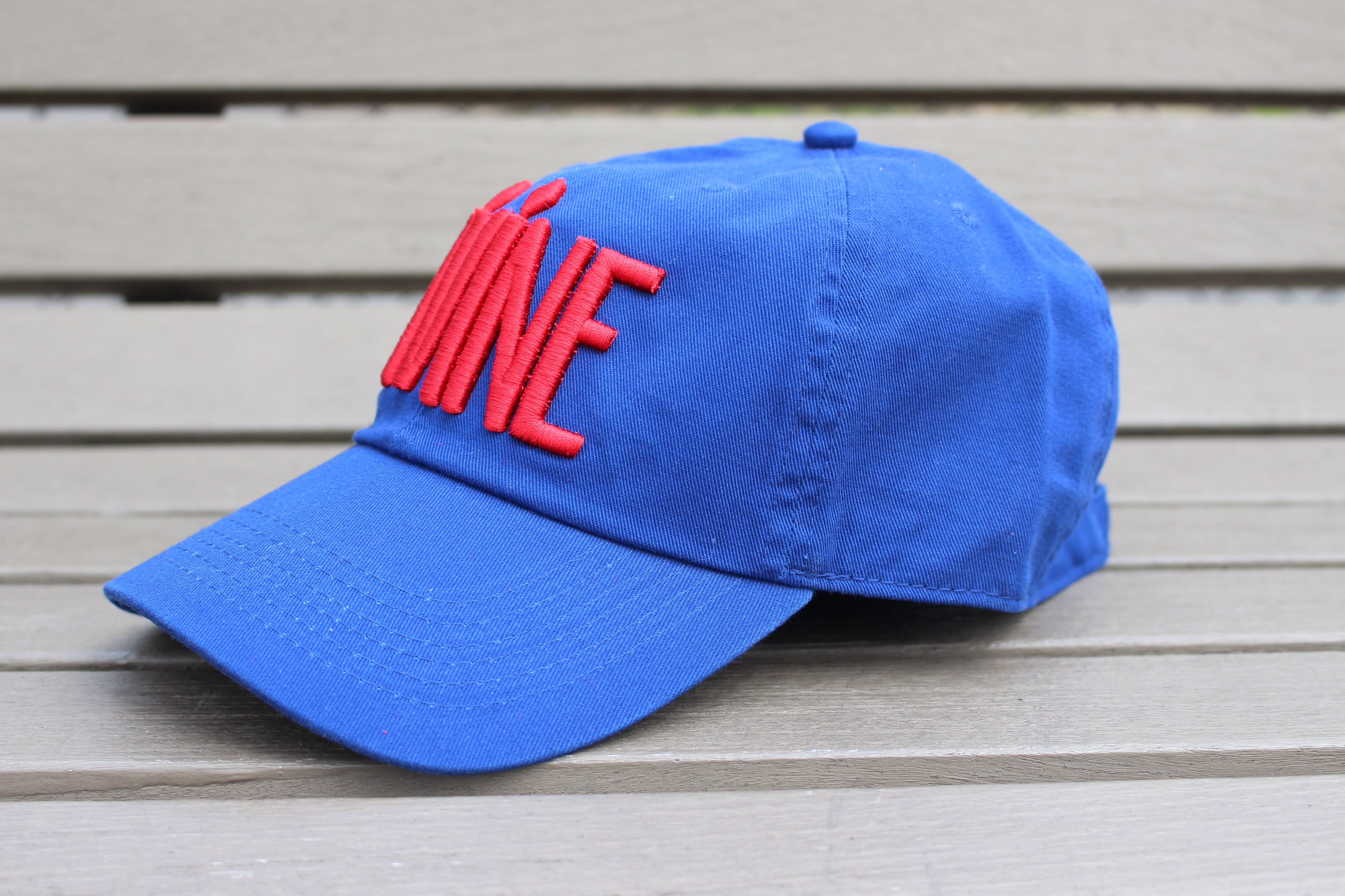 Divine Cap - Royal Blue & Ruby Red