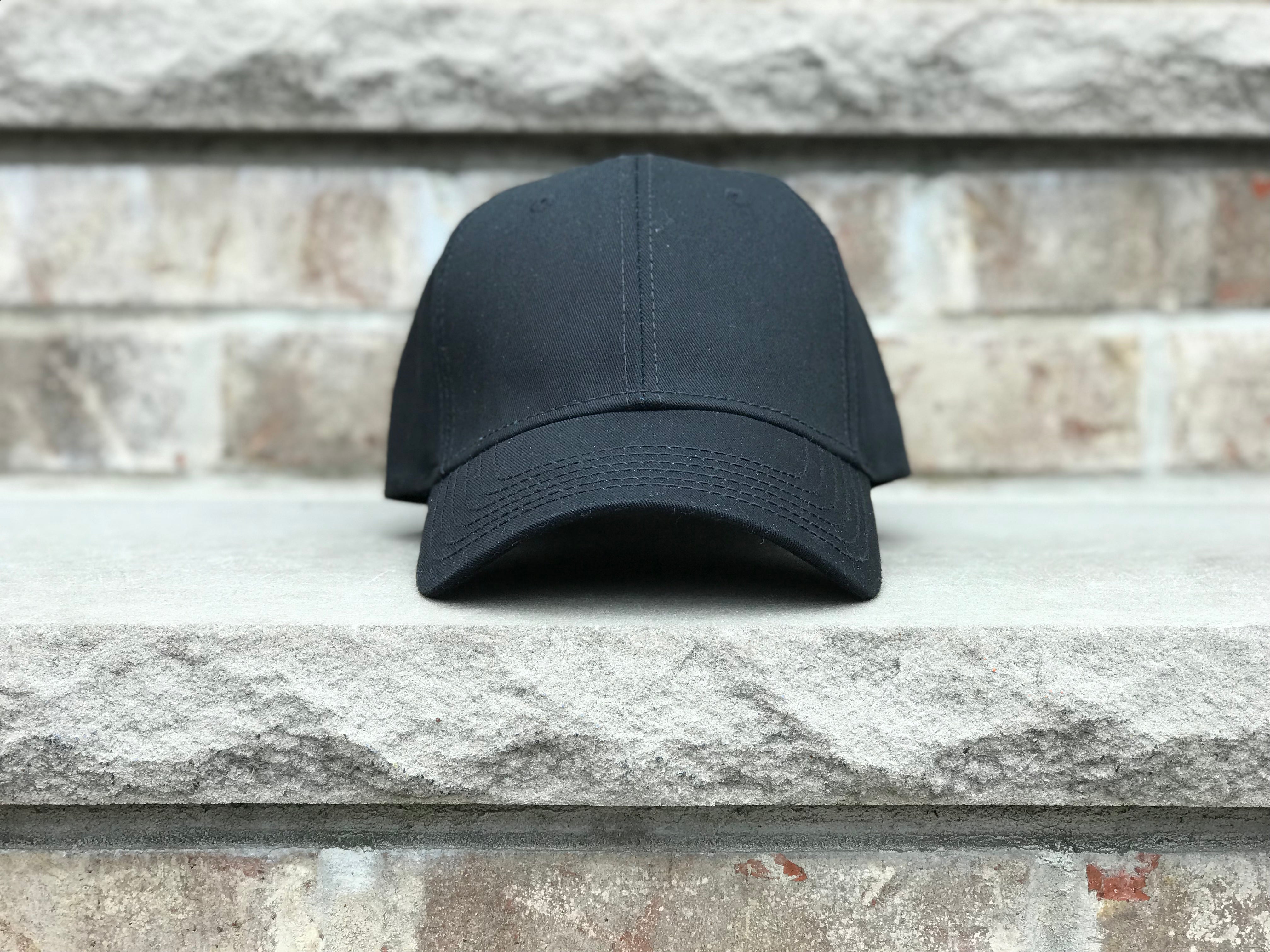 Divine Plain Cap - Black