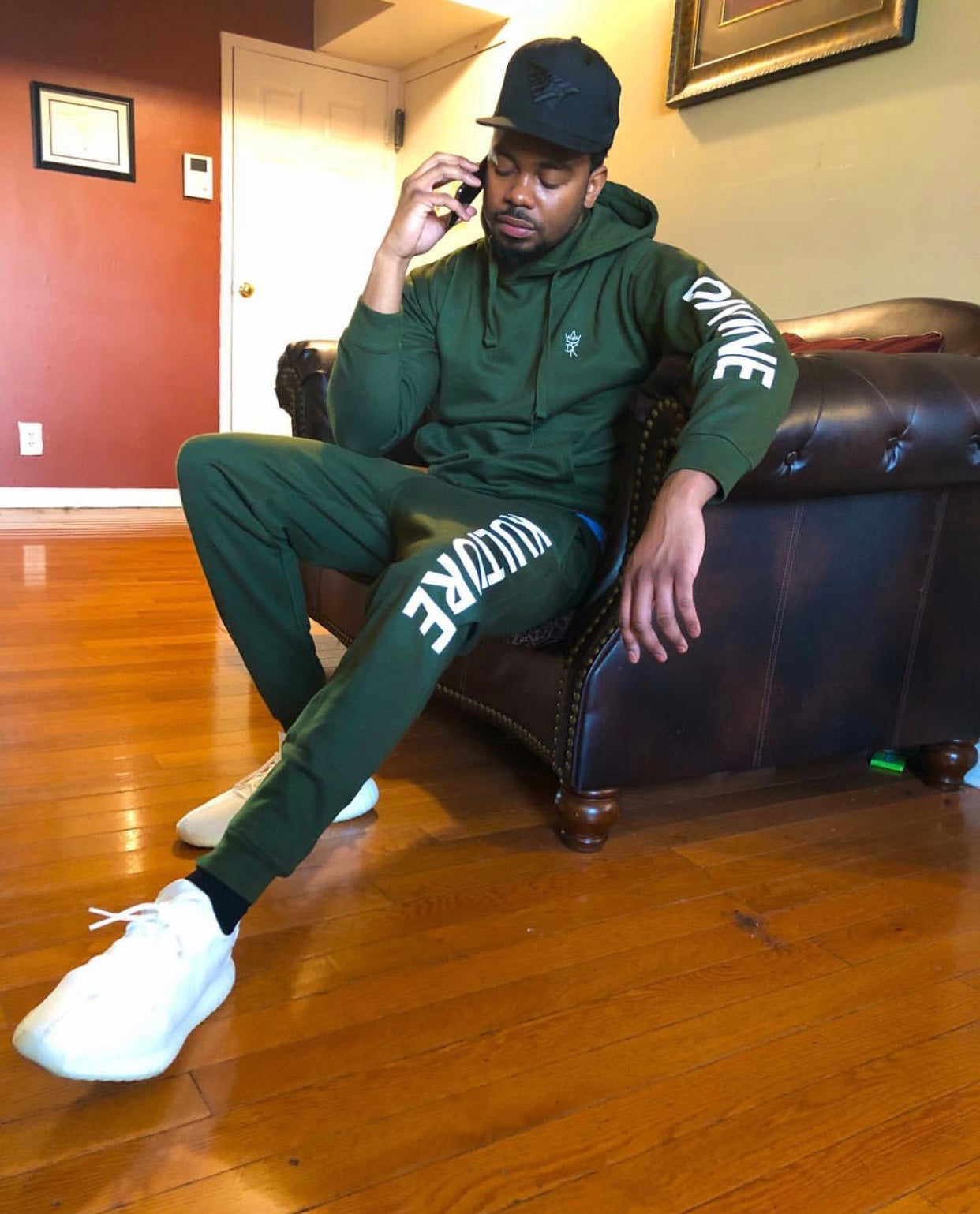 DIVINE Label Sweatsuit - Hunter Green