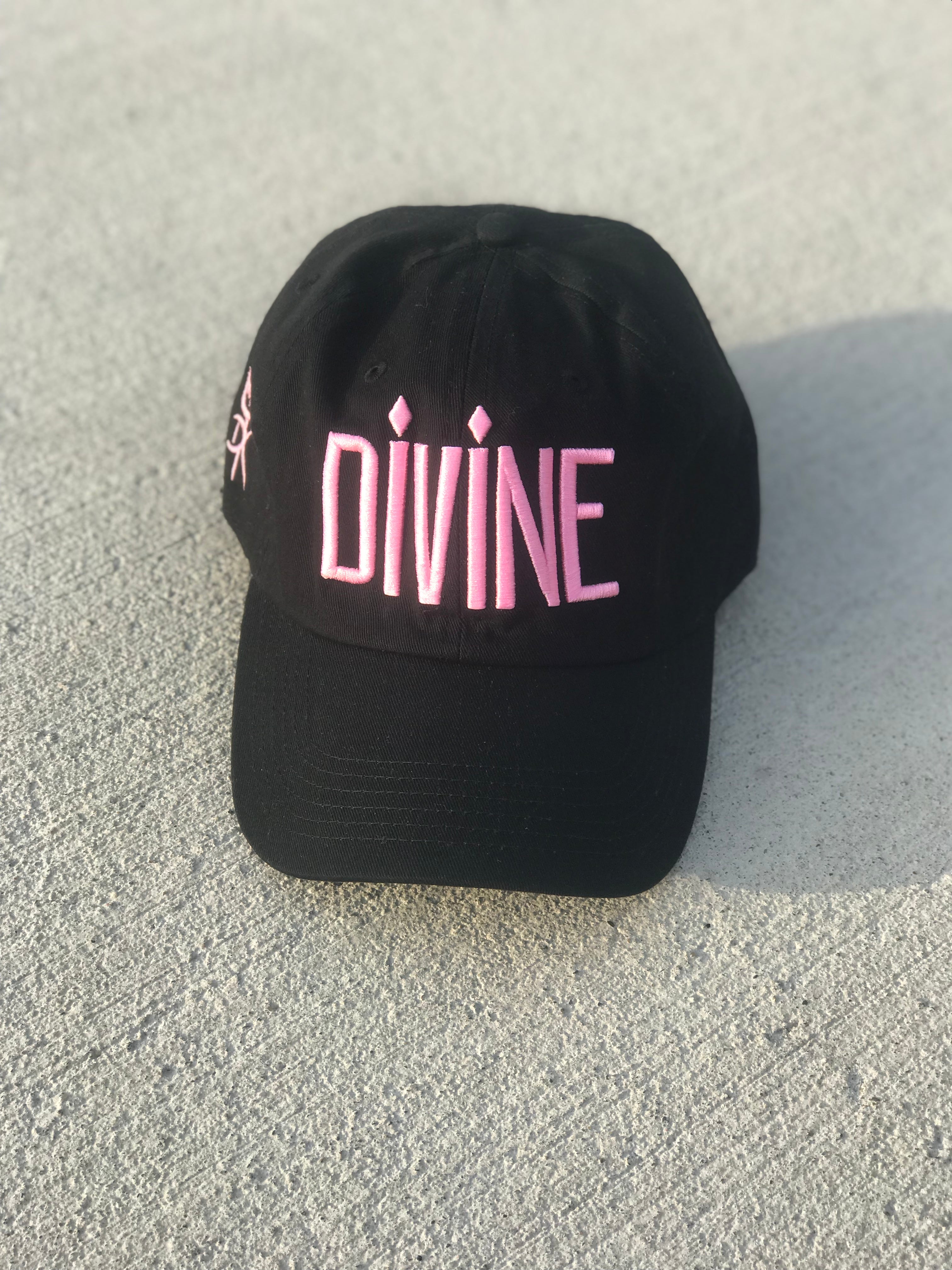 Divine Cap - Black & Pink