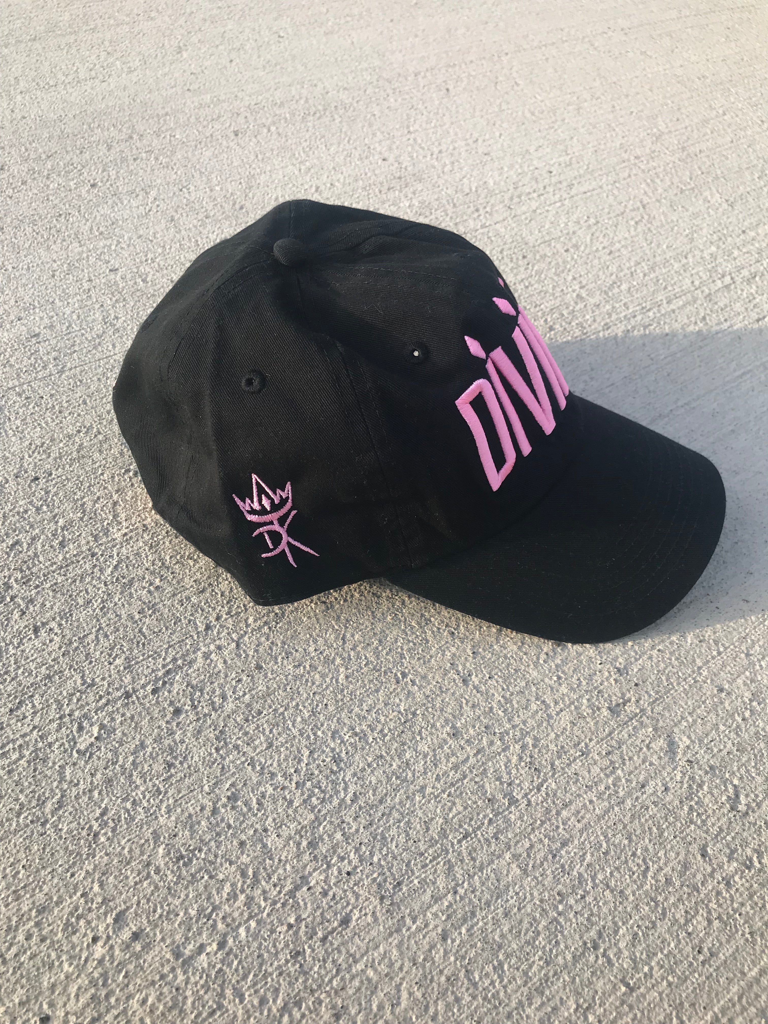 Divine Cap - Black & Pink