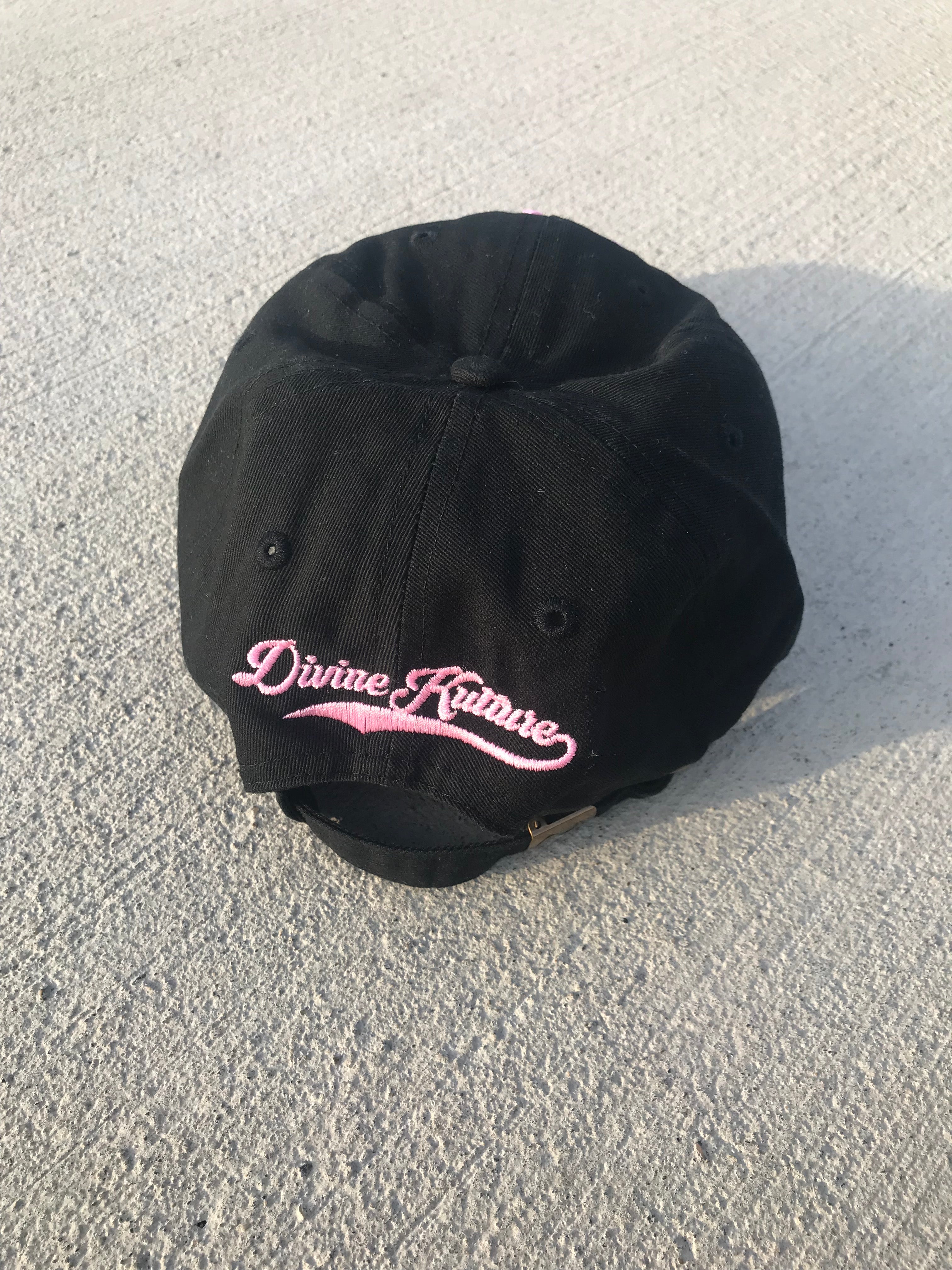 Divine Cap - Black & Pink