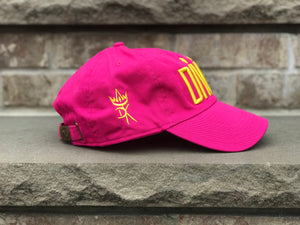 Divine Cap - Hot Pink & Gold