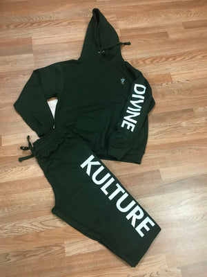 DIVINE Label Sweatsuit - Hunter Green