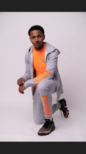 C & C Orange Sweatsuit