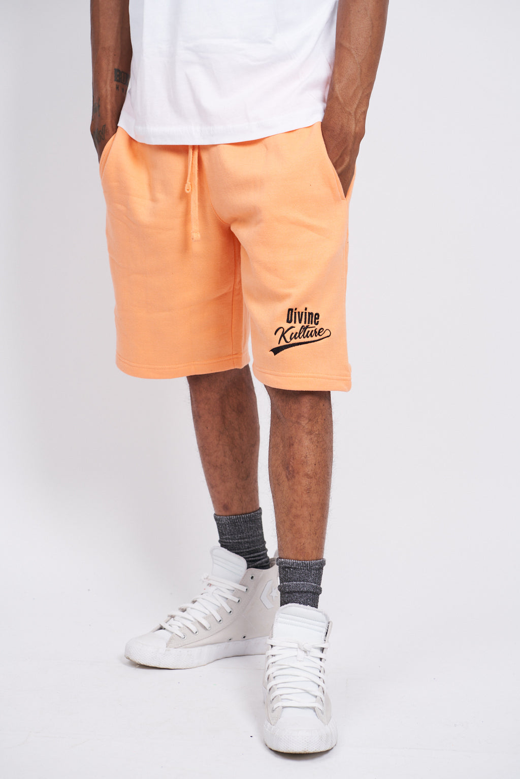 Men’s Peach Fleece Shorts