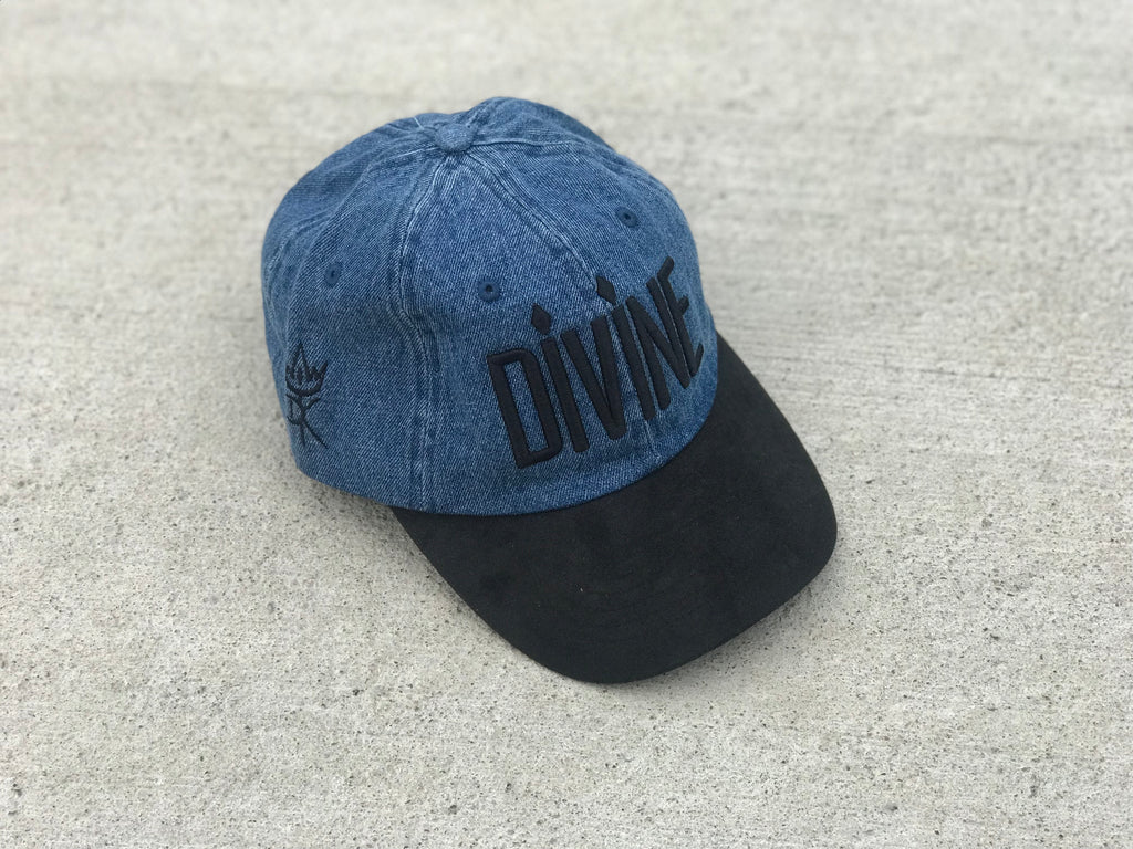 Divine 2 Toned Cap - Denim & Black