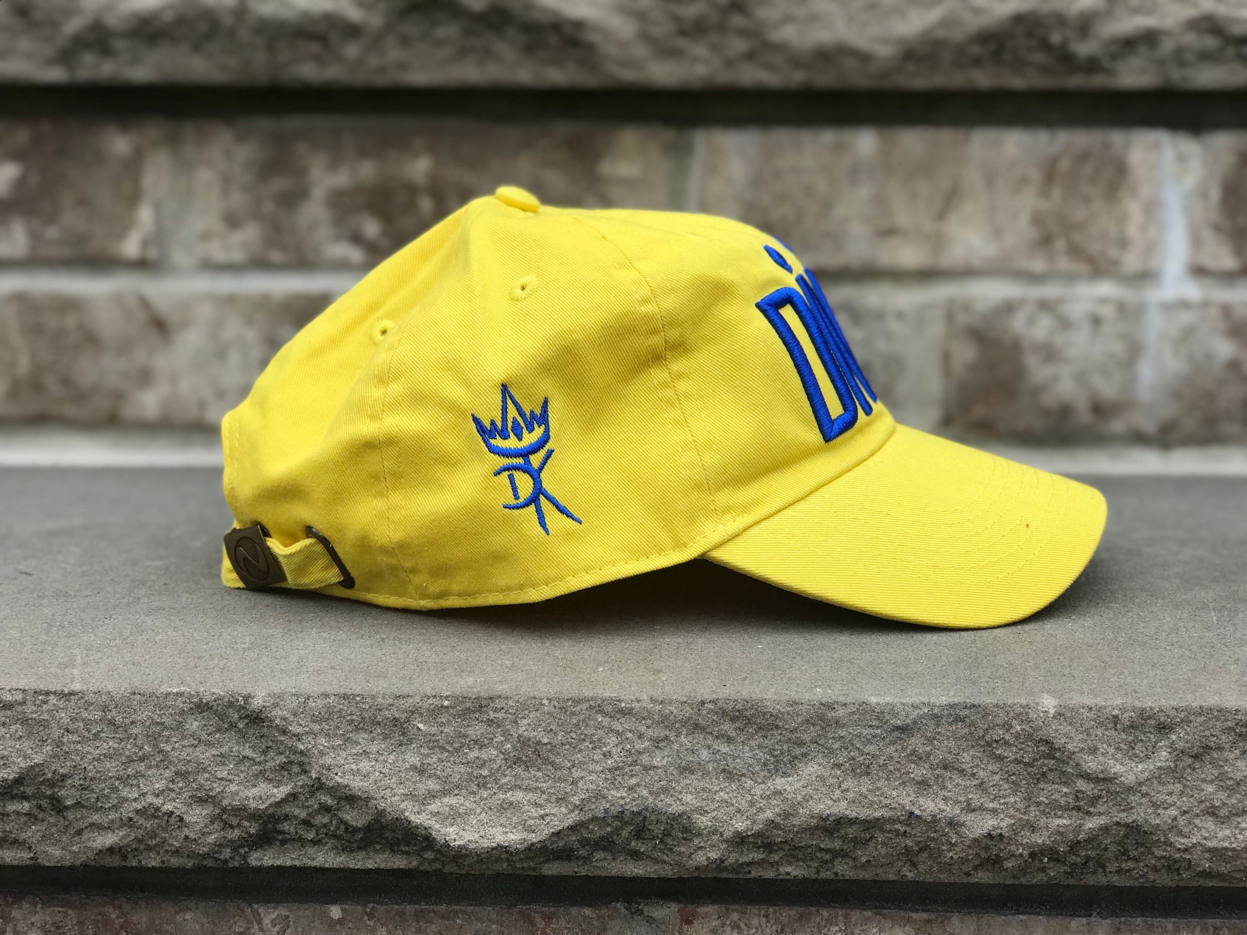 Divine Cap - Yellow & Royal Blue