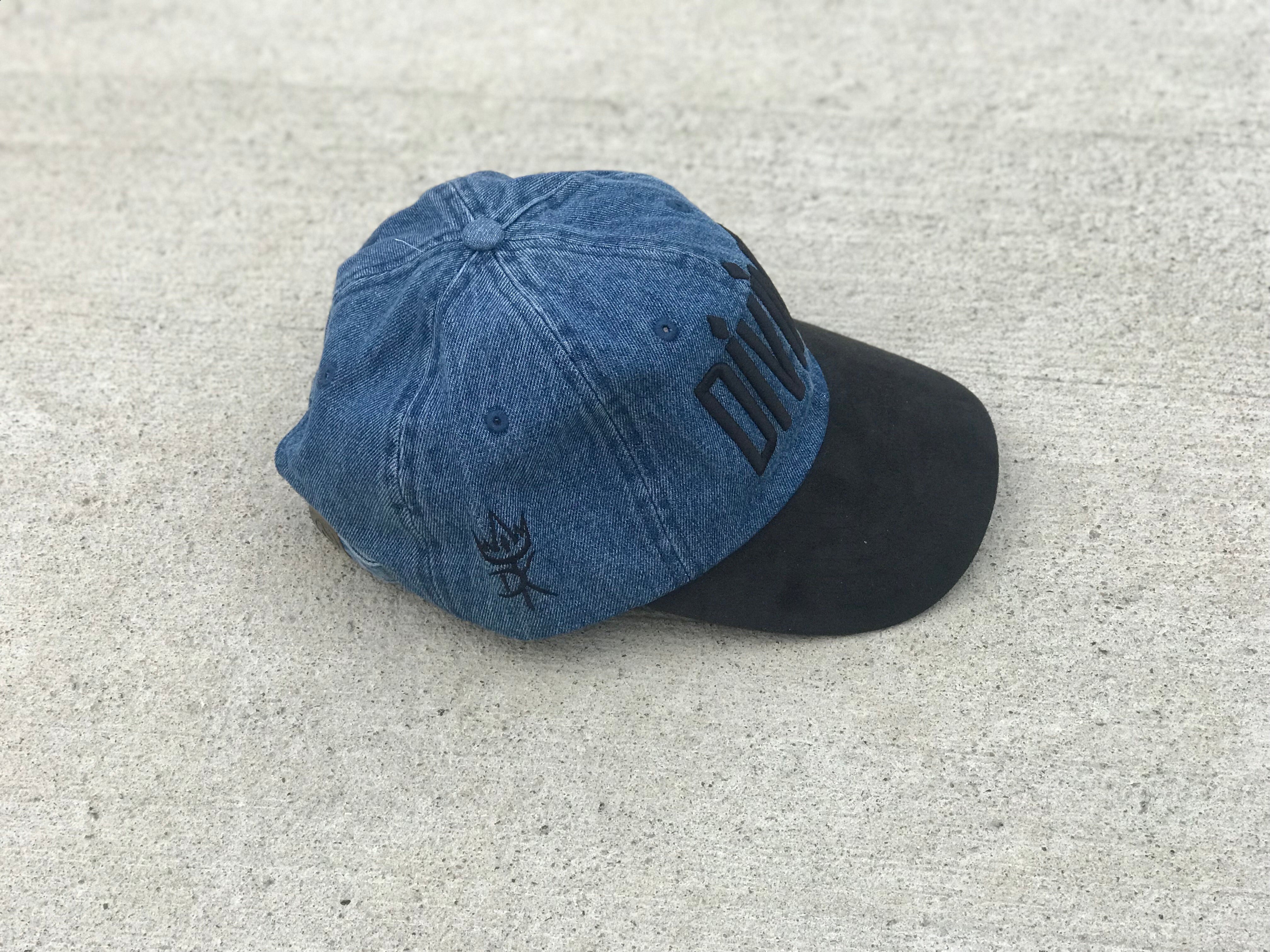 Divine 2 Toned Cap - Denim & Black