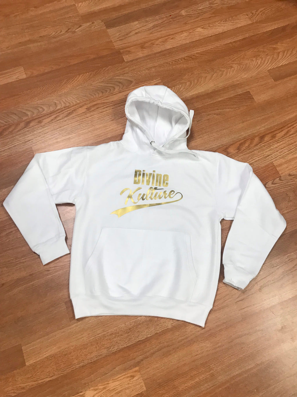 Divine Hoodie - White & Gold