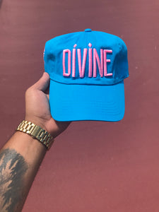 Divine Cotton Candy Pink- Turquoise Hat