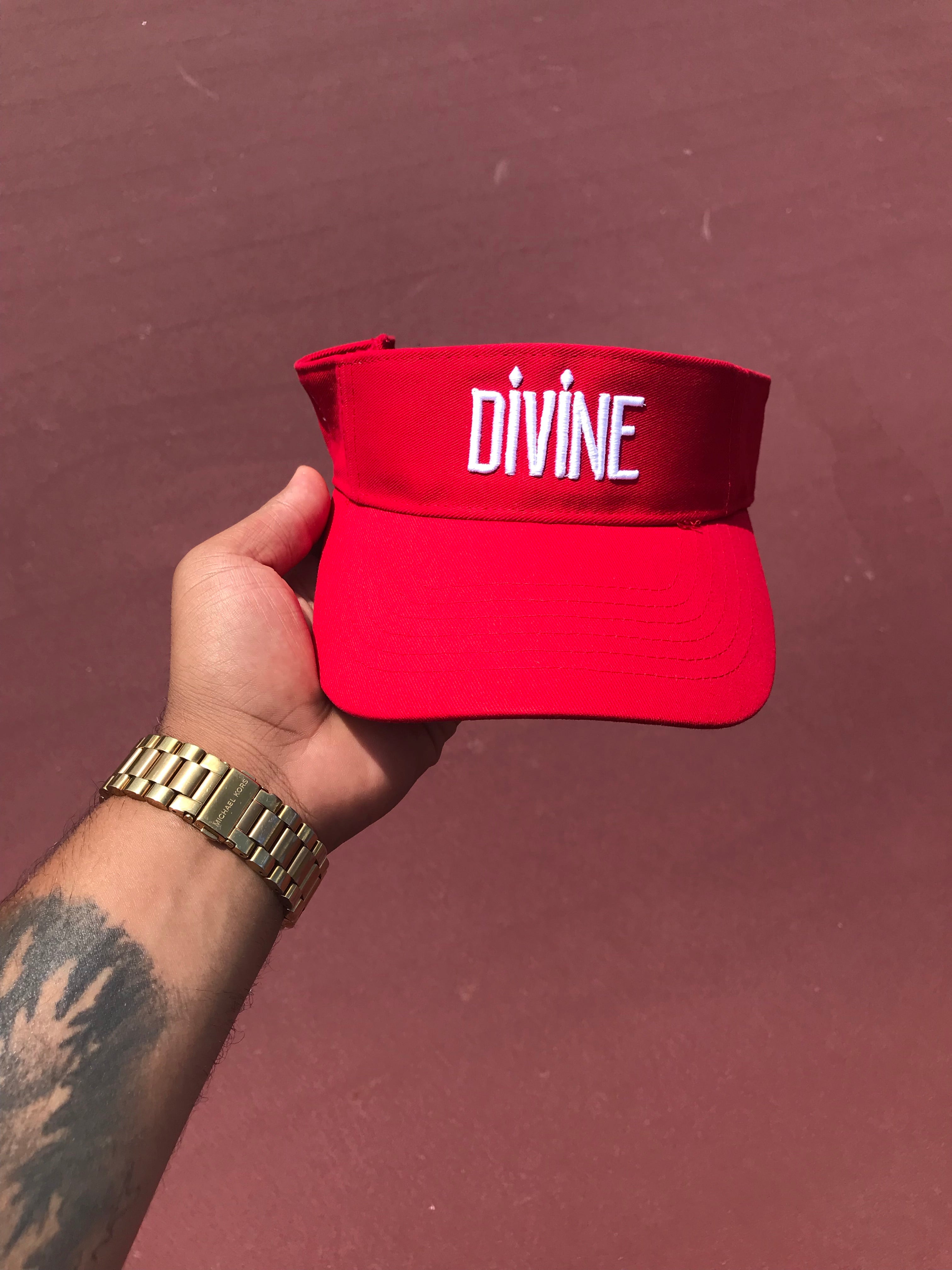 Divine Hot Red Visor