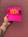 Divine Cap - Hot Pink & Gold